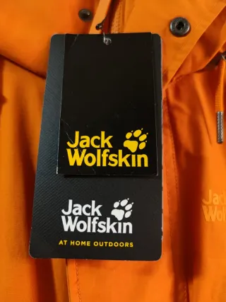Gabardina Jack Wolfskin Naranja