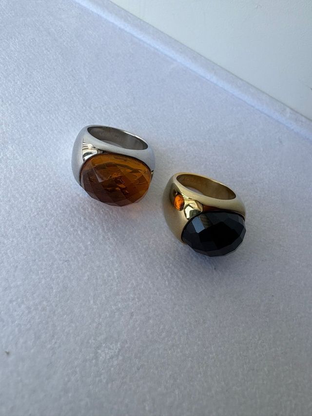 Anillos con piedras grandes