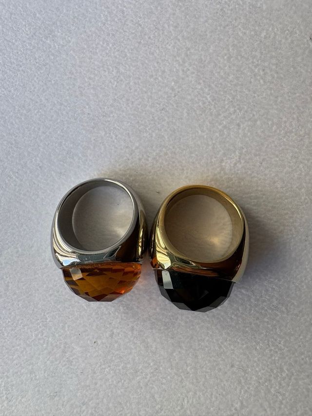 Anillos con piedras grandes