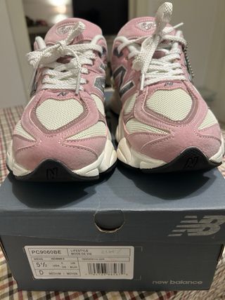 New Balance 9060 Rosa Bianco Donna