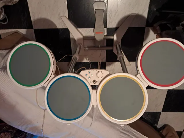 Batteria Rock Band Wii + Accessori