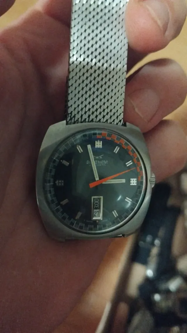 Reloj Eberhard & Co Automático Negro/Plata