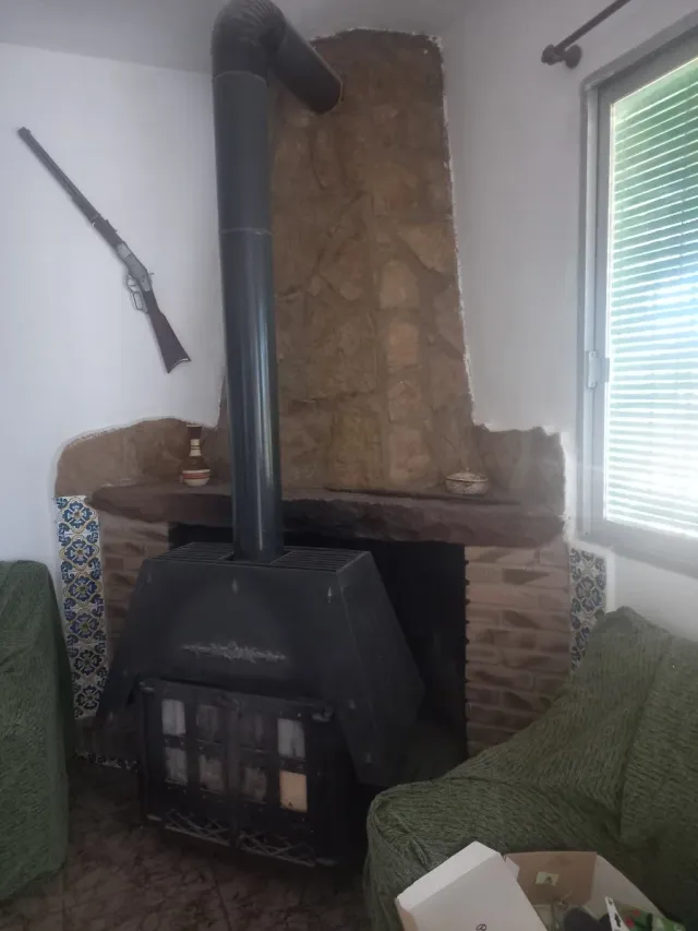 Estufa de leña hierro