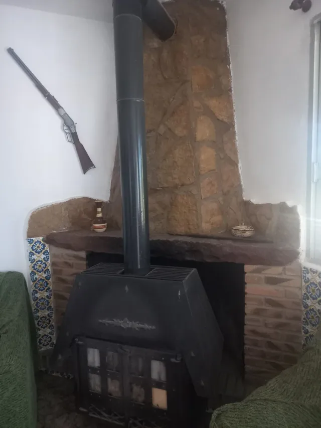 Estufa de leña hierro