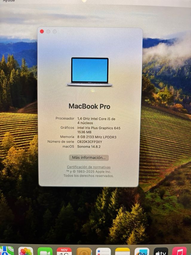 MacBook Pro 2020 Gris Espacial