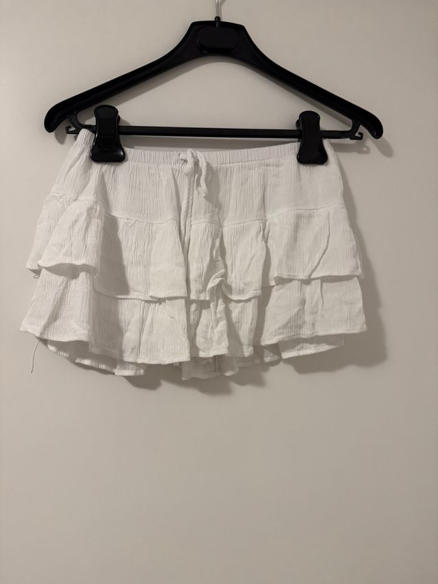 Gonna Pull&Bear bianca a balze