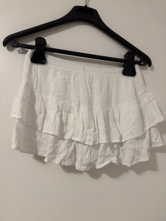 Gonna Pull&Bear bianca a balze