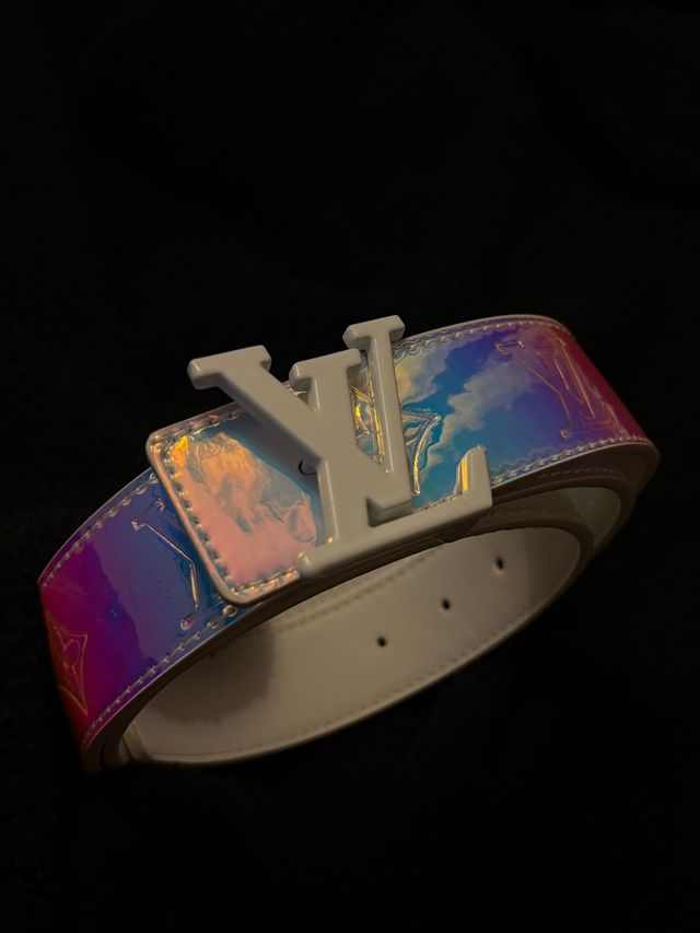 Cinturón Louis Vuitton Multicolor Blanco #belt