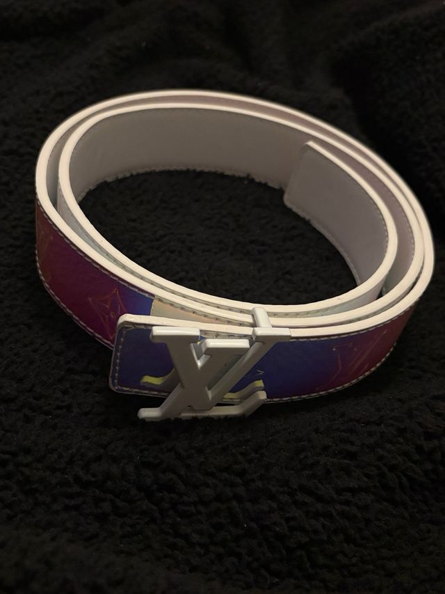 Cinturón Louis Vuitton Multicolor Blanco #belt