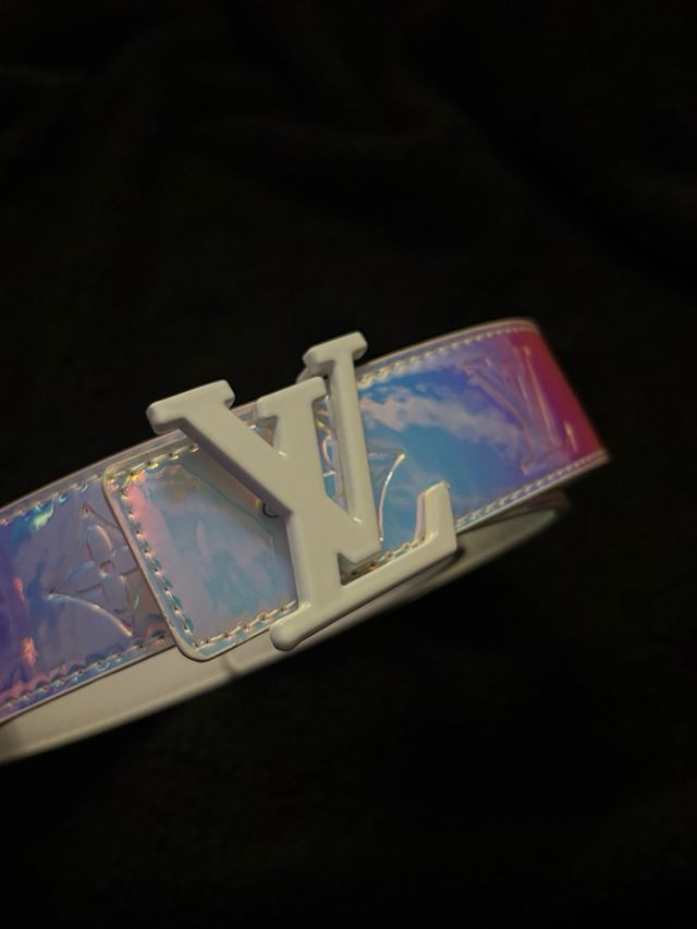 Cinturón Louis Vuitton Multicolor Blanco #belt