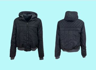 Giubbotto Prada Uomo Reversibile Nero/Grigio