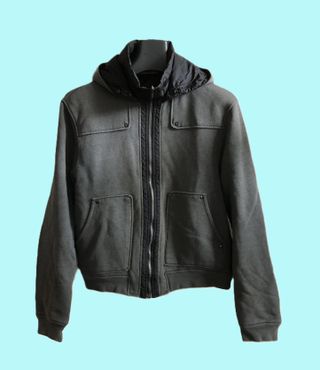 Giubbotto Prada Uomo Reversibile Nero/Grigio