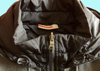 Giubbotto Prada Uomo Reversibile Nero/Grigio