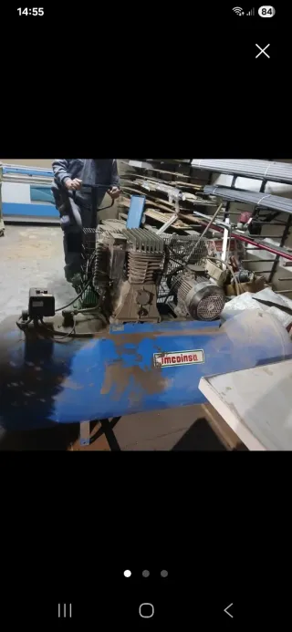 Compresor de aire industrial año 2008