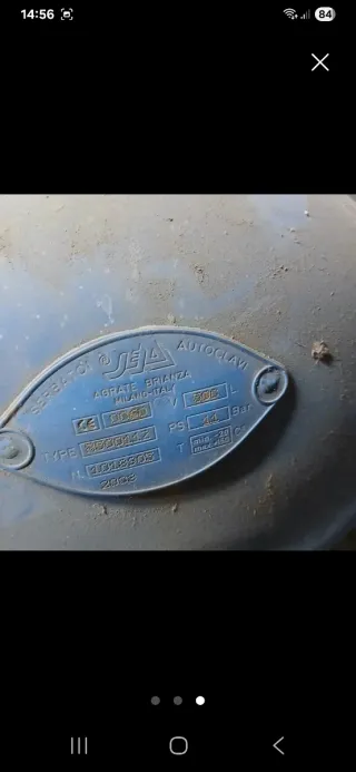 Compresor de aire industrial año 2008