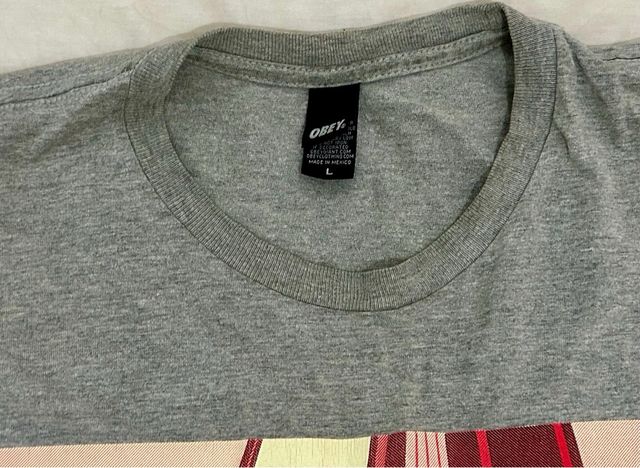 Camiseta Obey Estampada Talla L