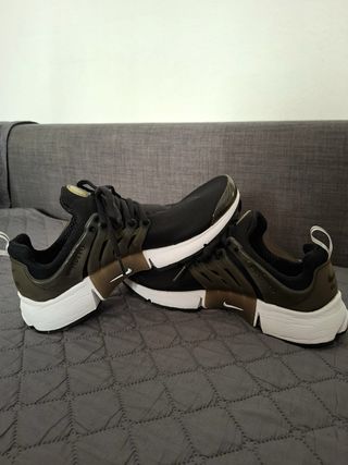 Nike Air Presto Zapatillas Negras Verde Oliva