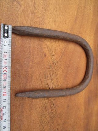 Tiradores antiguos grandes, pareja forja.(Saky87)