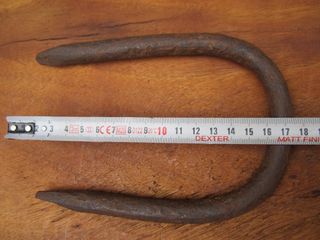 Tiradores antiguos grandes, pareja forja.(Saky87)