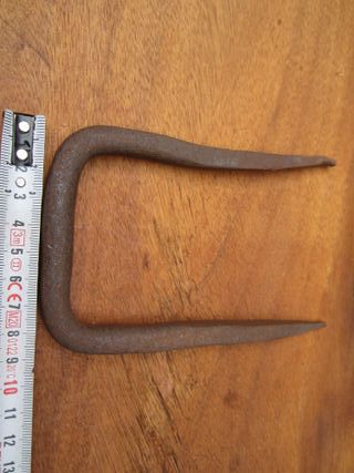 Tiradores antiguos grandes, pareja forja.(Saky87)