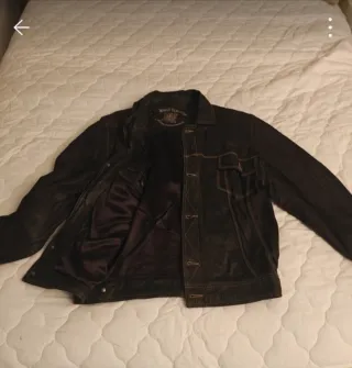 Chaqueta Piel Roco Baroque Corte Tejano Marrón