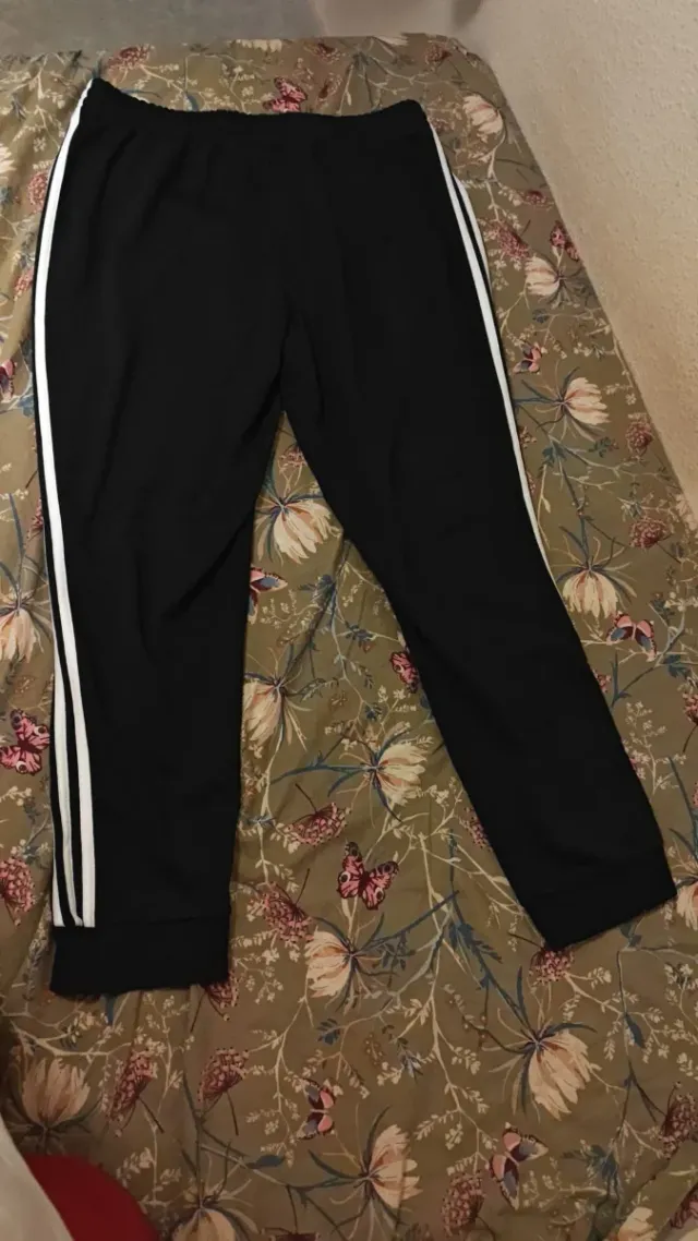 Pantalón Adidas 3-Stripes Negro Talla XL