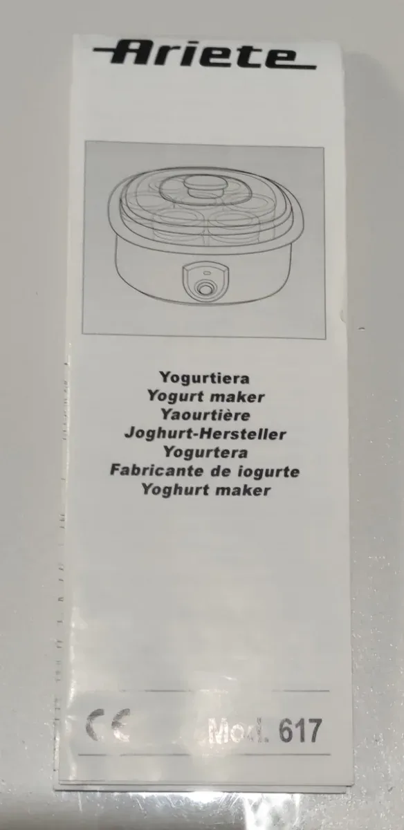 Yogurtiera Ariete Yogurella