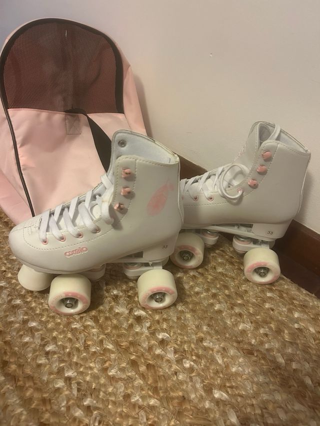 Pattini Oxelo Taglia 33 per Bambina