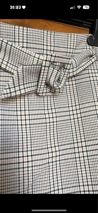 Falda pantalón cuadros Stradivarius