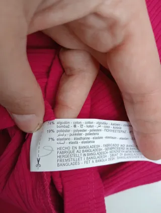 Camiseta Zara Mujer Manga Volante Talla M