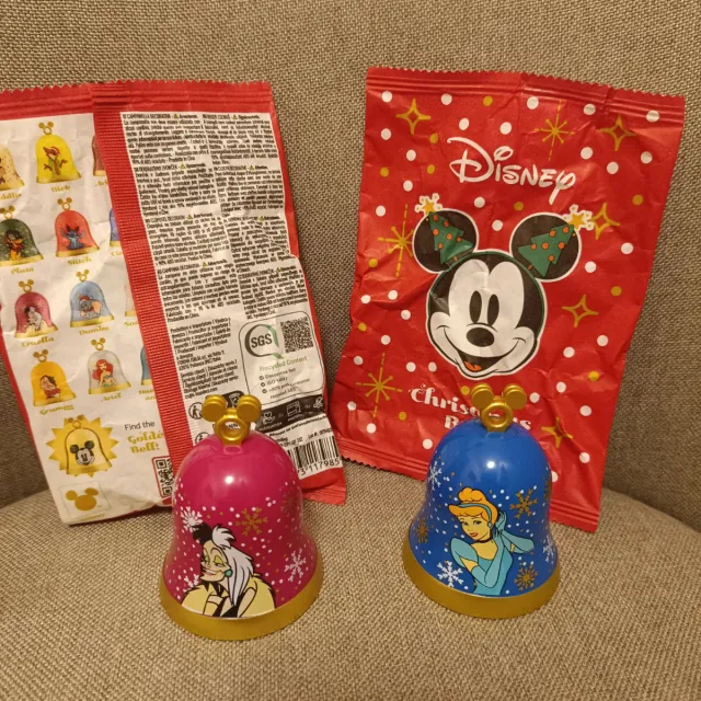 2 Campanelle Conad Disney Crudelia e Cenerentola