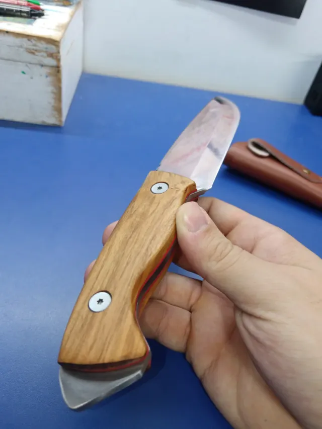 Cuchillo Bushcraft Artesanal , caza camping