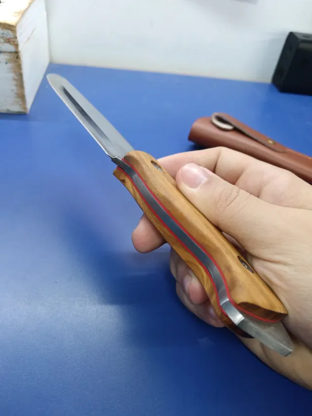 Cuchillo Bushcraft Artesanal , caza camping