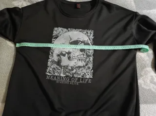 Sudadera Negra Calavera Meaning of Life