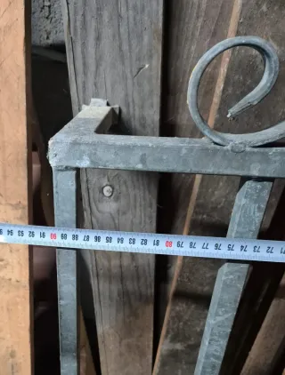 Reja galvanizada decorativa