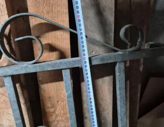 Reja galvanizada decorativa