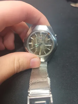 Reloj Automático Orient Marrón y Plateado