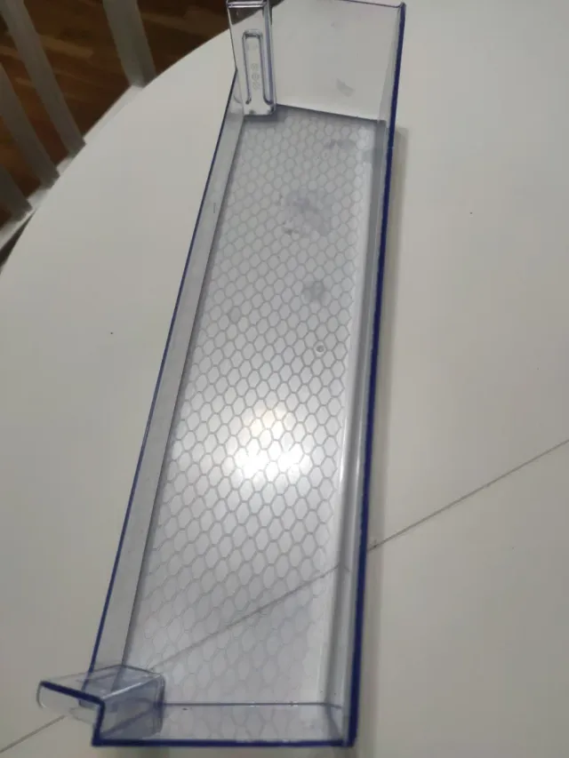 Estante de puerta de frigorífico transparente