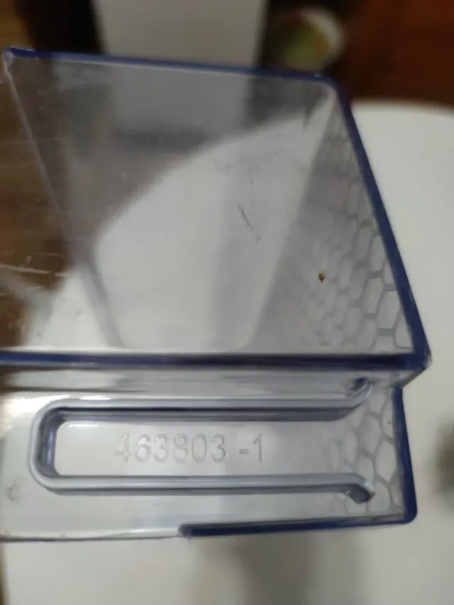 Estante de puerta de frigorífico transparente