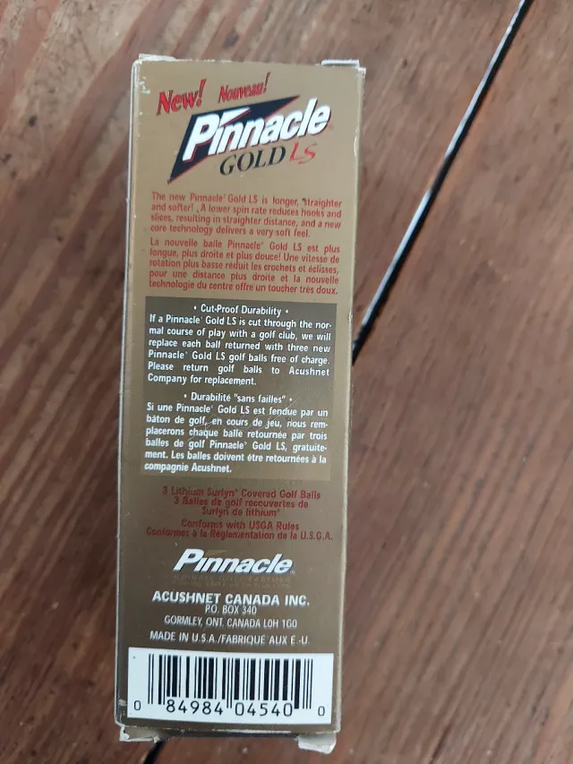 Pinnacle Gold LS Golf Balls (15 Pack)