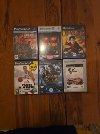 Lote 6 Giochi PlayStation 2 PS2 spagnolo
