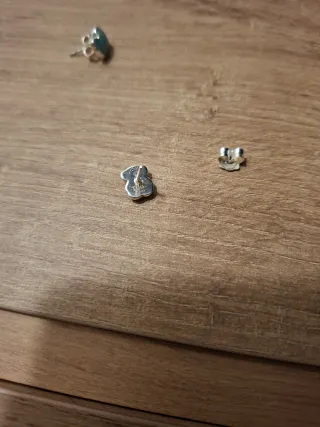Pendientes plata y turquesa