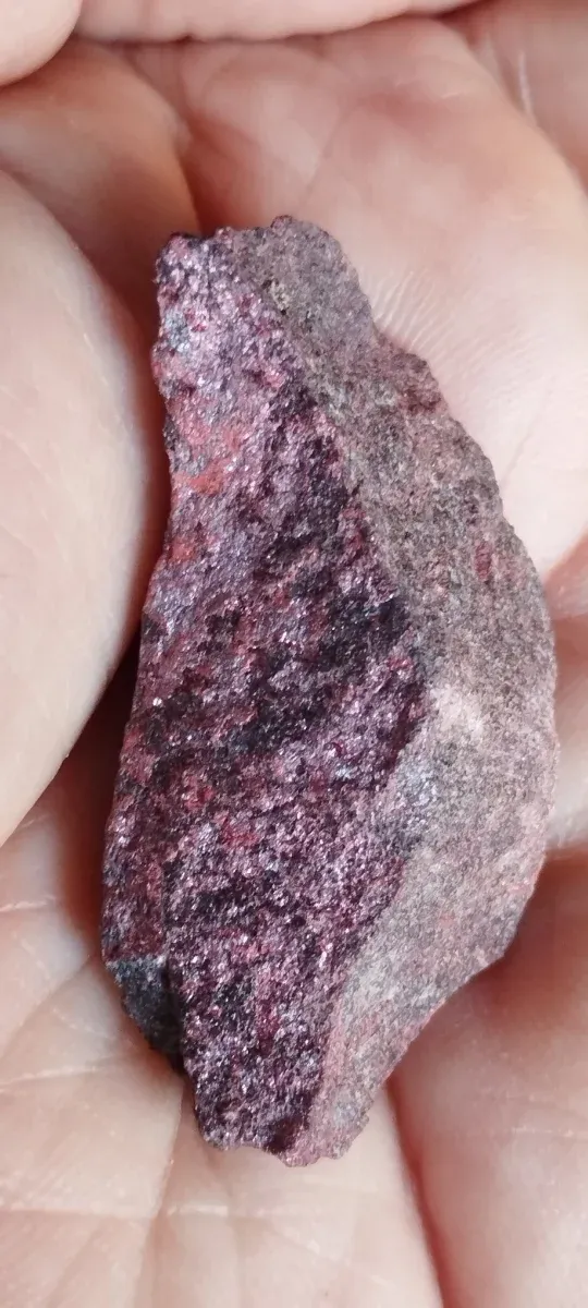 Cinabrio mineral natural