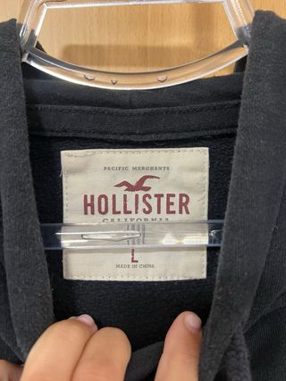 Sudadera negra Hollister