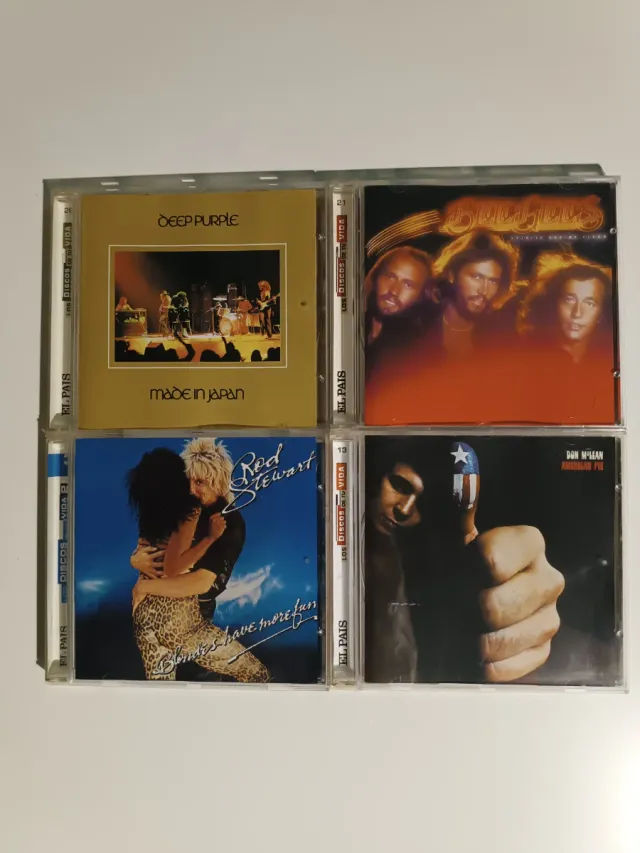 Lote 4 CDs Rock 70s 80s