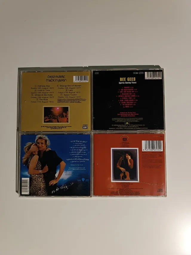 Lote 4 CDs Rock 70s 80s