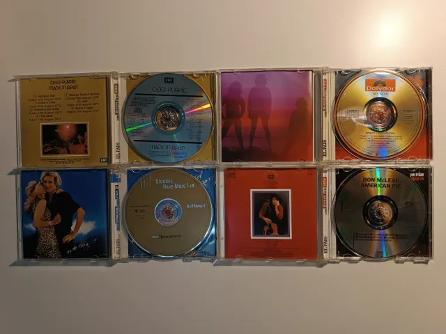 Lote 4 CDs Rock 70s 80s