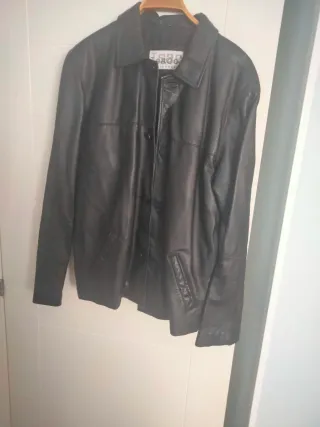 Chaqueta Napa Negra Hombre Isaac