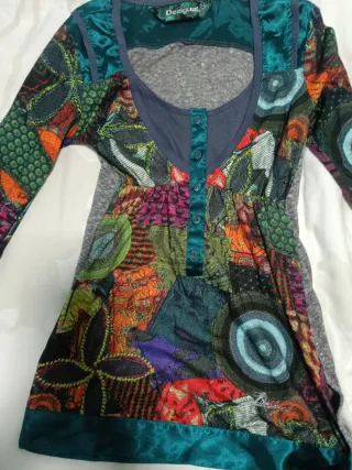 Blusa Desigual Mujer Multicolor