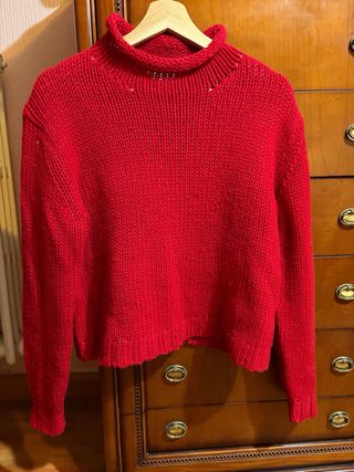 Jersey rojo de punto